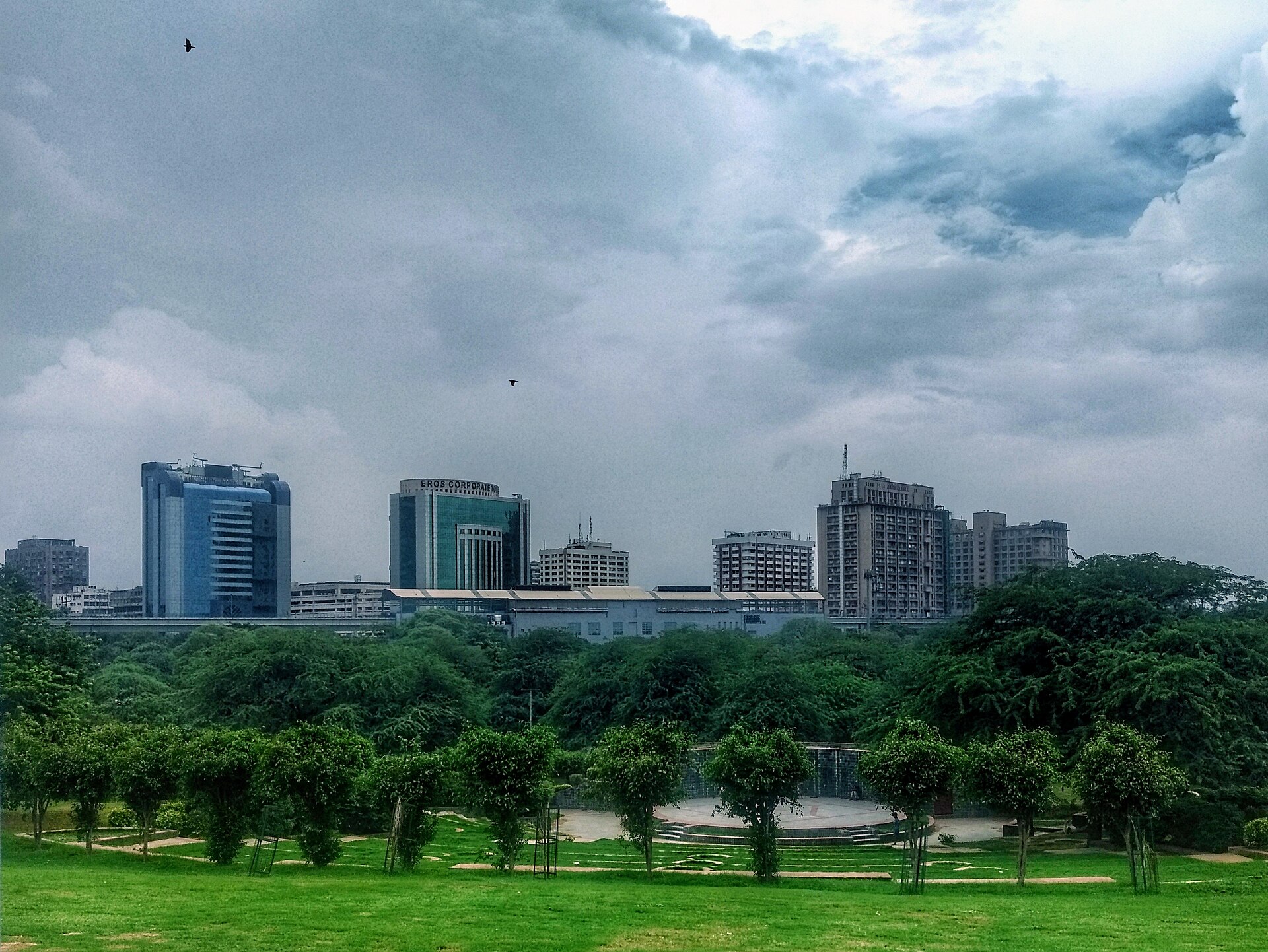 Delhi skyline